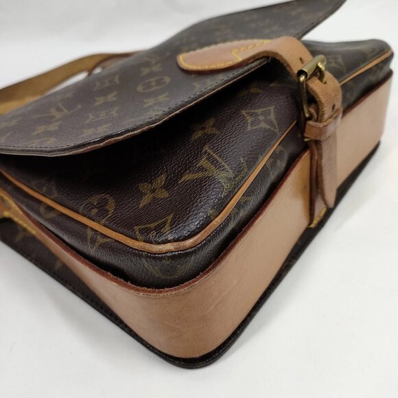 Authentic Louis Vuitton Cartouchiere GM Monogram Shoulder Bag 203-120425 - Picture 6 of 9